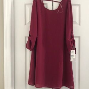 Burgundy Dress *NEW WITH TAGS*
